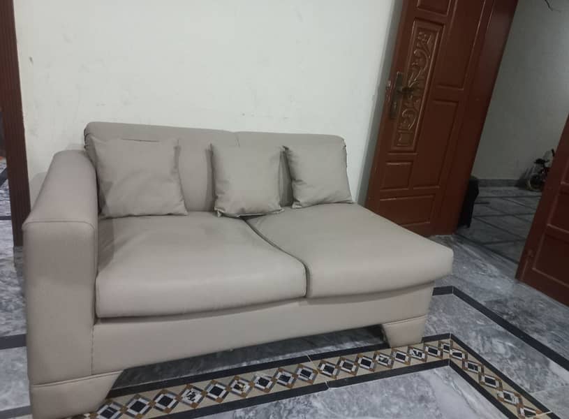 Leather (original) sofa 2 seater price is final 3