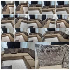 sofa set / 7 seater sofa set / L shape sofa set / luxury sofa set