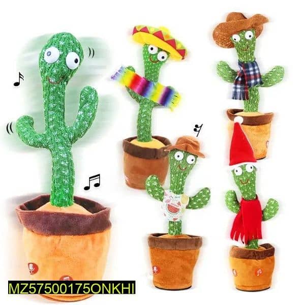 Dancing and talking Cactus Toy Cash on delivery available 1