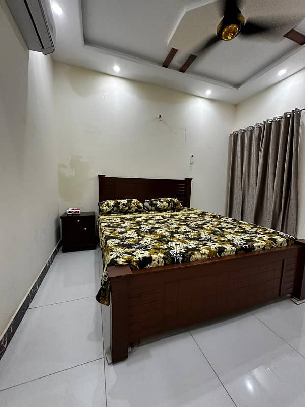 2 Bedrooms Furnished Apartment/Flat For Rent on Per Day in DC Colony 9