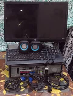 Dell Optiplex 780 + HP Monitor + Dell Keyboard + Speakers