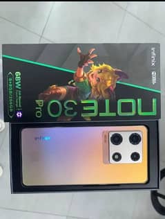 Infinix note 30 Pro  256 only WhatsApp number03262308607