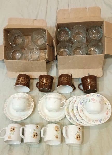 Dinner Set, Tea Set, Glass Set 1