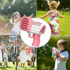 36 Hole Bubble Machine Gun For Kids free home delivery