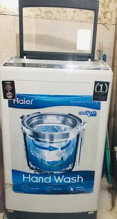 Haier top load automatic machine 8.5kg capacity just like new