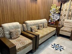 5 Seater Sofa Set with 3 pieces table set