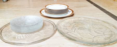 Dinner Plates || Glass dishes