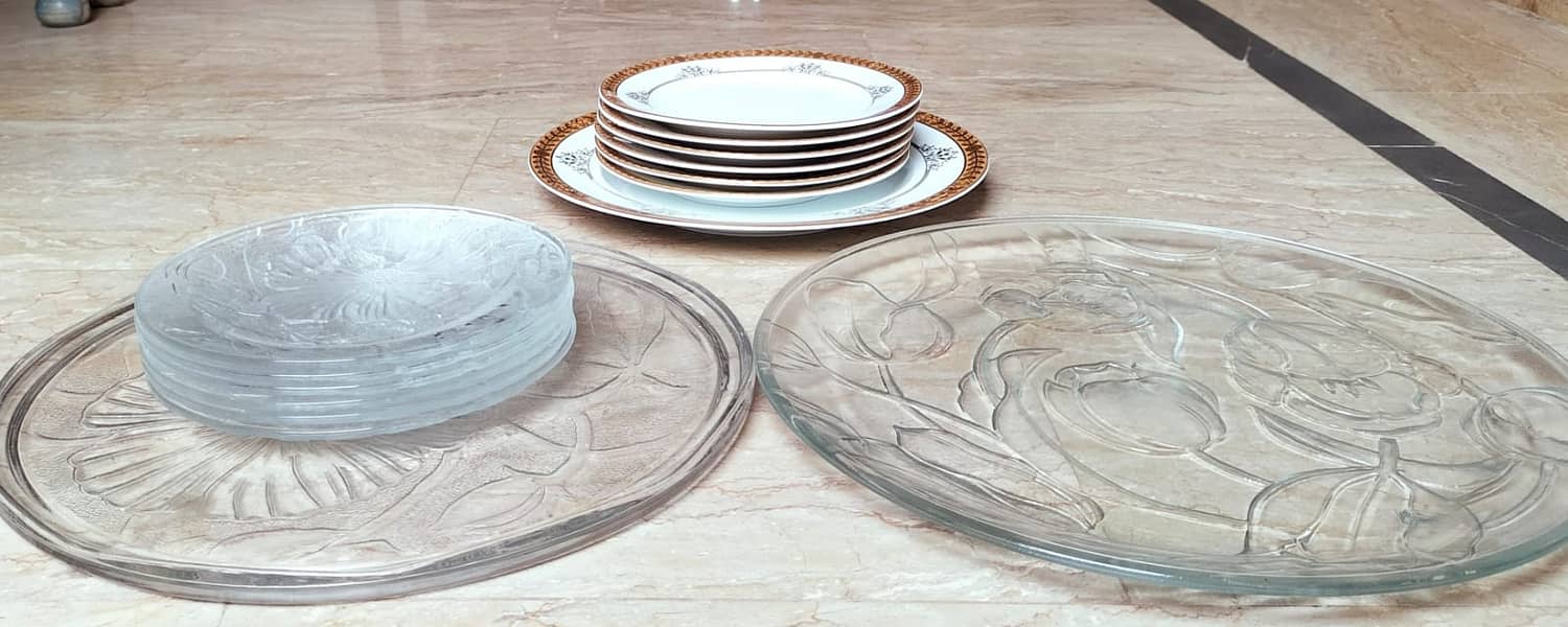 Dinner Plates || Glass dishes 1