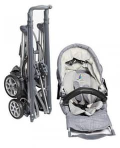 Pierre Cardin Baby Stroller & Carry Cot PS699B-TS