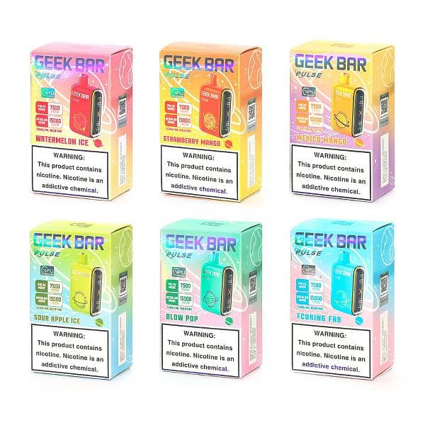 Geek Bar Pulse 15000 Puffs Pod Available 4