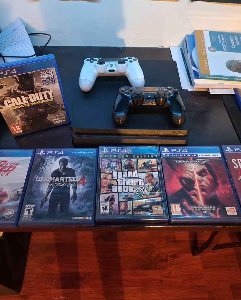 Ps4 1TB + 8 games 0