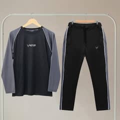 2 pcs Men's polyester track suit