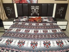 pure lakdi bed set