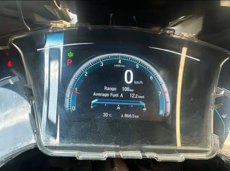 Honda Civic X digital meter 2