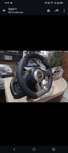 Gaming steering with gear pads