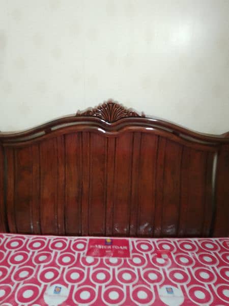 BED SET SHEESHAM WOOD 03115022302 2