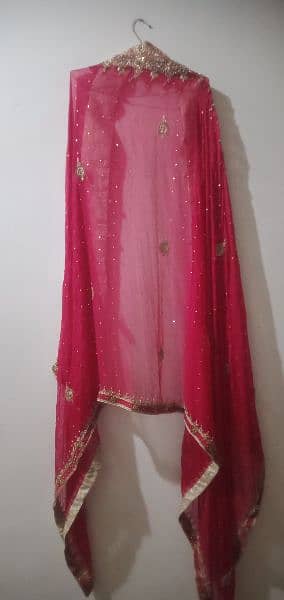 1 time used only . barat bridal lehnga. new condition. 1