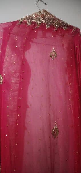 1 time used only . barat bridal lehnga. new condition. 4