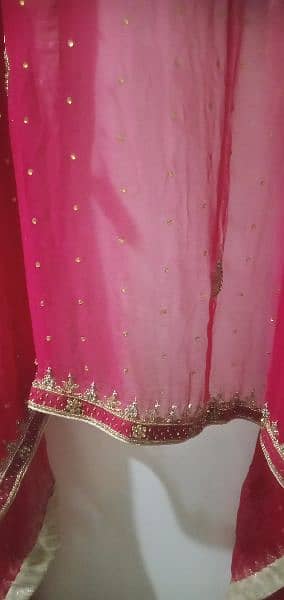 1 time used only . barat bridal lehnga. new condition. 6