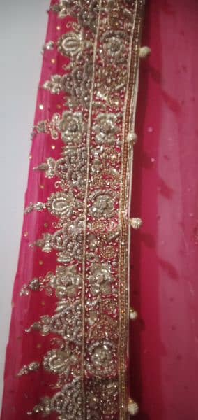 1 time used only . barat bridal lehnga. new condition. 7