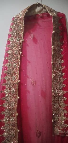 1 time used only . barat bridal lehnga. new condition. 9