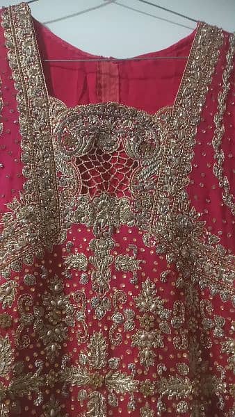 1 time used only . barat bridal lehnga. new condition. 11