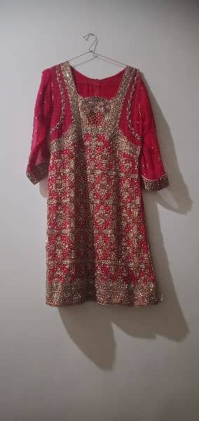 1 time used only . barat bridal lehnga. new condition. 17