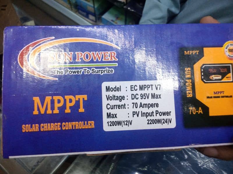 sun power MPPT 70-A.   solar charge controller 8