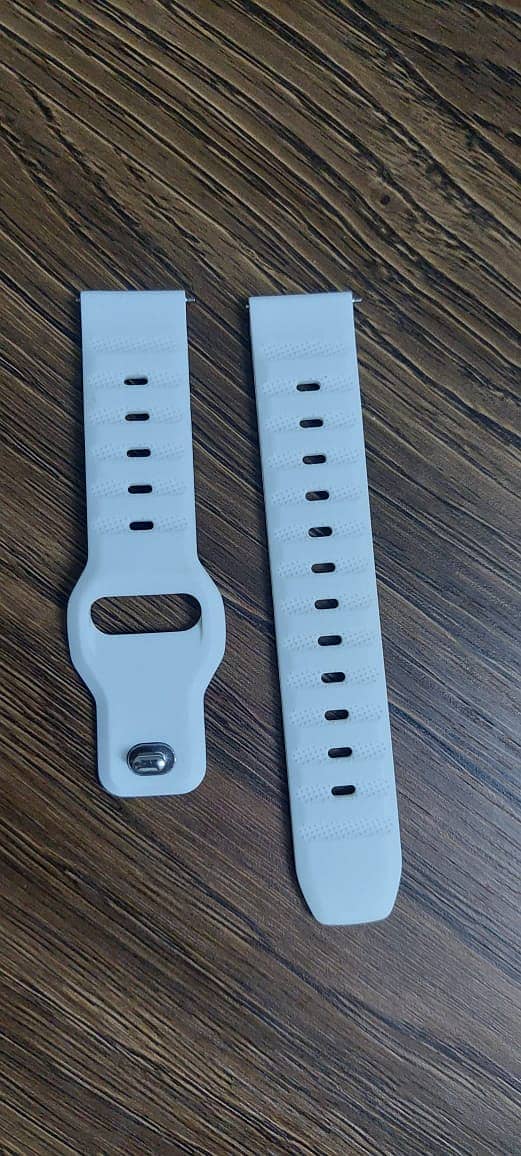 20mm White Color Strap for Smart Watch 0