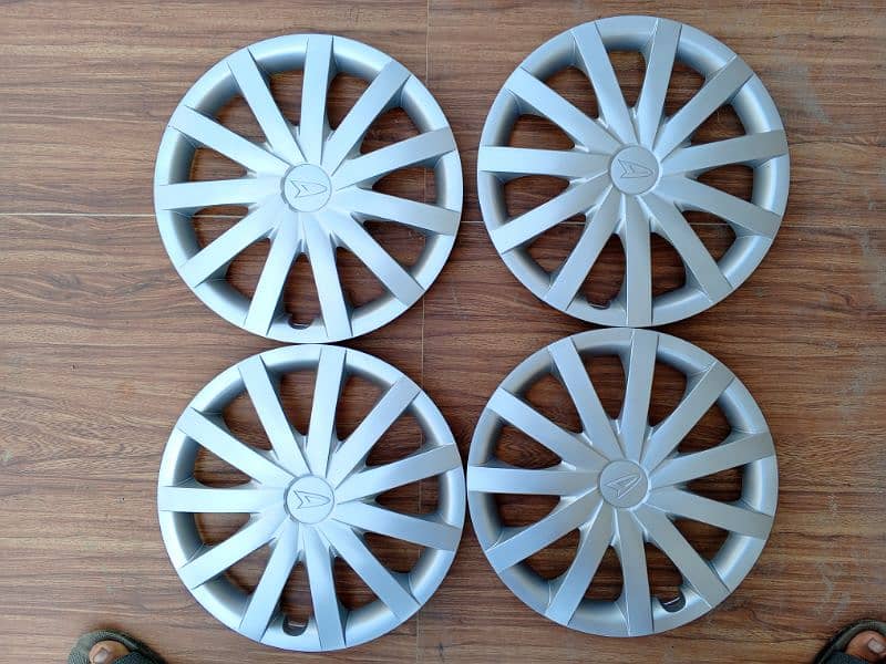 New Model Daihatsu Mira 13 Size Original Japane Wheel Covers Fresh Set 5