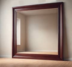 Mirror with pure WOODEN FRAME - URGENT SALE