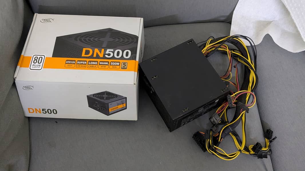 Deepcool DN500 500W Power Supply with box (warranty till Feb 2025) 0