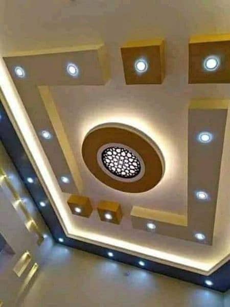 False Ceiling,Gypsum Board,3D Wallpaper,Vinyle Wood Floor,Blinds etc 10