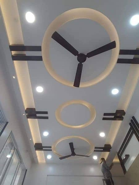 False Ceiling,Gypsum Board,3D Wallpaper,Vinyle Wood Floor,Blinds etc 13