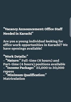 job vacancy