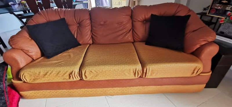 sofa 5 seater rexene condition 7/10 for sale 2