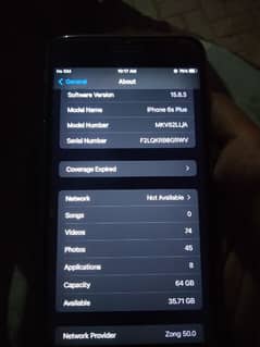 iphone 6S plus condition 10/8 he