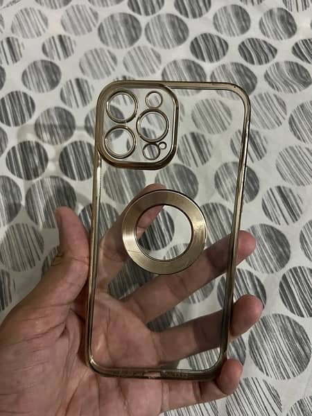 Iphone 13 Pro Max Gold Plated Cover 0