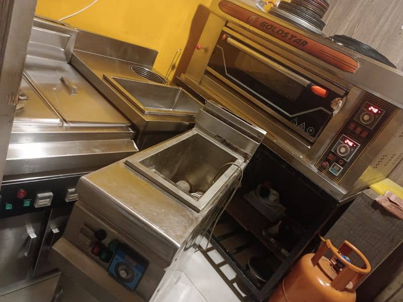 running fast food restaurant set up for urgent sale 4