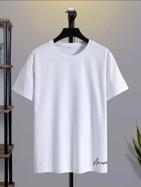 men and boys plain T shirt 0