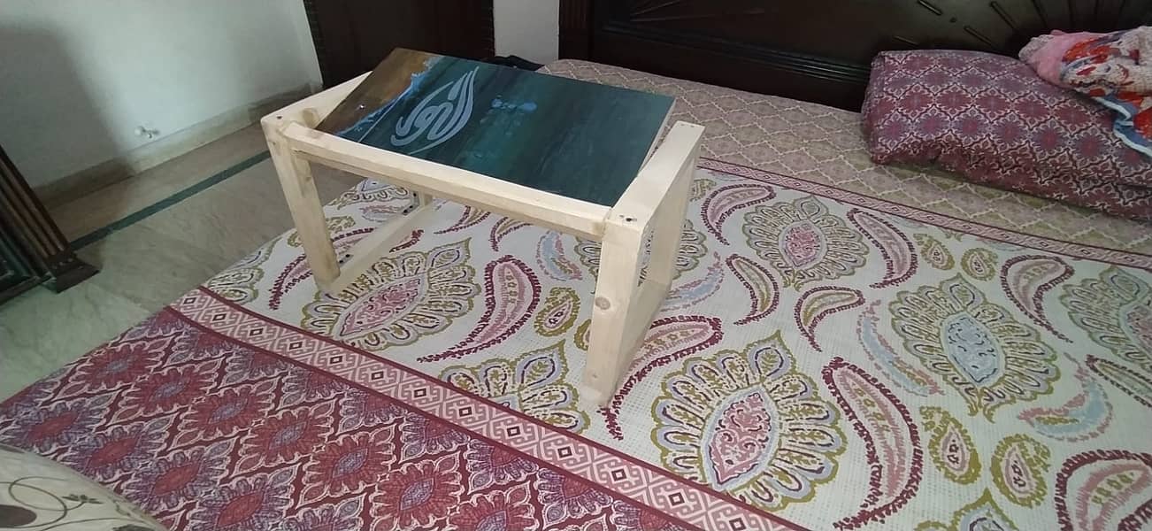 Wood  Table for Bed  Laptop 1