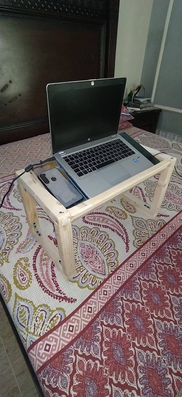 Wood  Table for Bed  Laptop 10