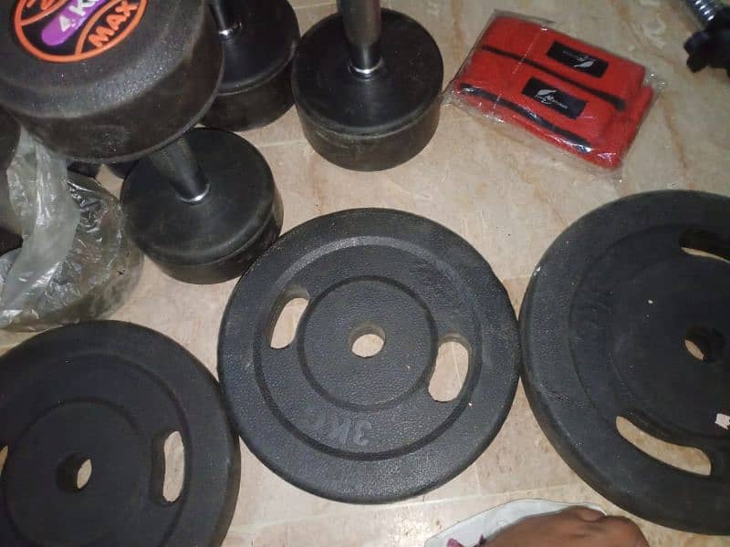 dumbells rods plates accessories total new wholesale rates me d 2