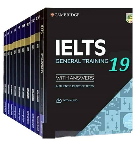 Cambridge English Ielts general 19 books set with audio qr code 0