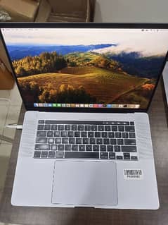 MACBOOK PRO 2019 16 INCH TOUCHBAR CORE I9 8 CORE 16GB RAM 512GB SSD