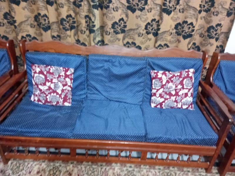 7 Seater Pure wooden sofas 1