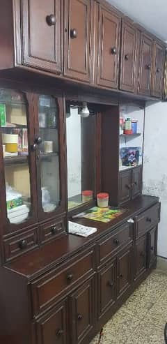 wooden cupboard