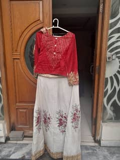 2 Fabric Lehnga