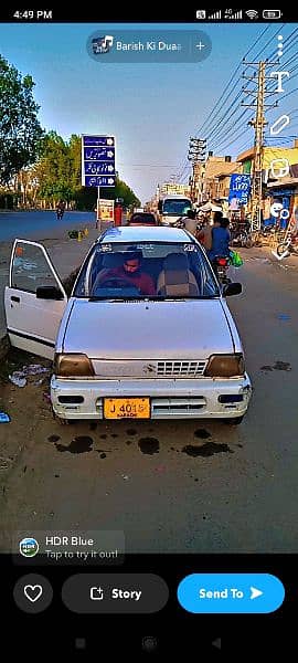 Suzuki Mehran vx 1990 mdl, new engine cal 03065746769 8