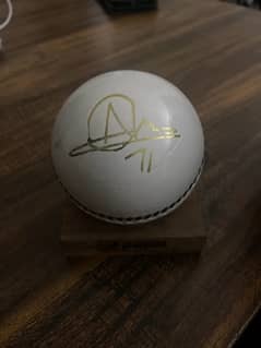 Naseem Shah Signed Ball